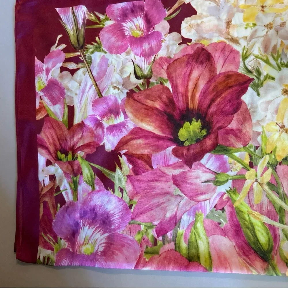 Boho Floral Scarf S75